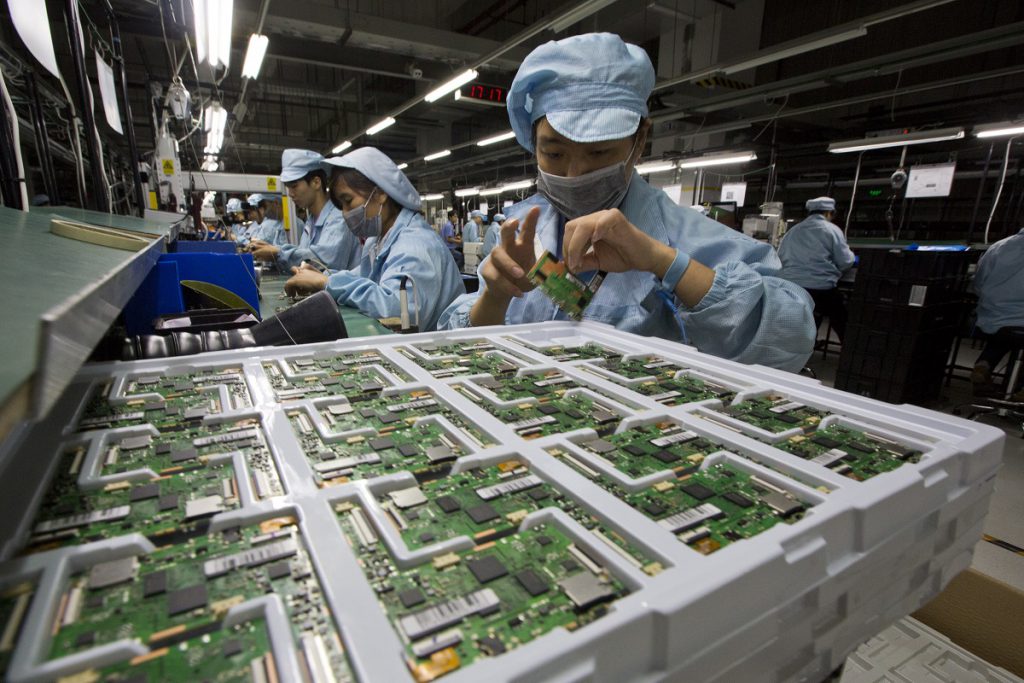 china factory workers